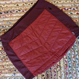 Smartwool insulated skirt maroon